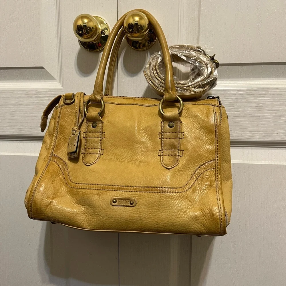 Frye Light Brown Leather Satchel - Picture 2 of 16